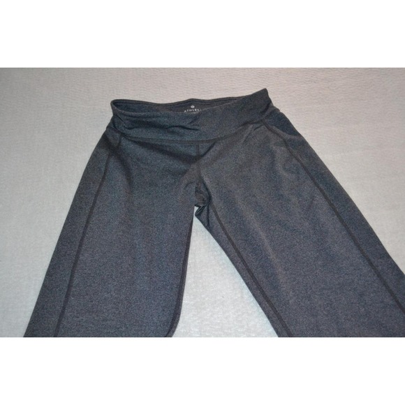 30265 Athleta Gym Pants Leggings Workout Gray Nylon Blend Size Small Womens - Picture 3 of 12